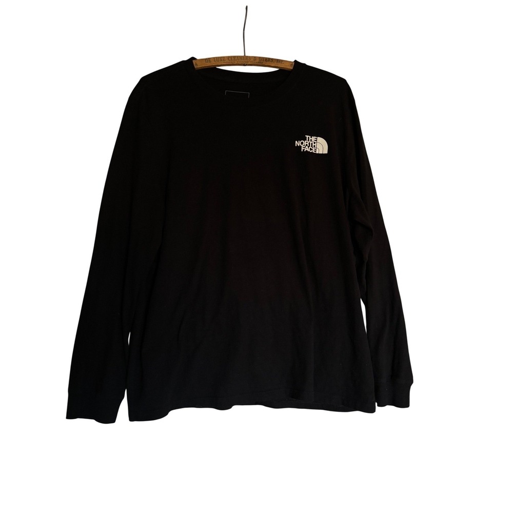 The North Face Black XL Long Sleeve Graphic Tee Never Stop Exploring Gorpcore - Picture 2 of 9